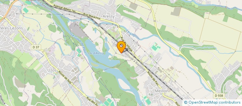 localisation de l'entreprise MONSIEUR STEVEN BELDJORD  ARESSY