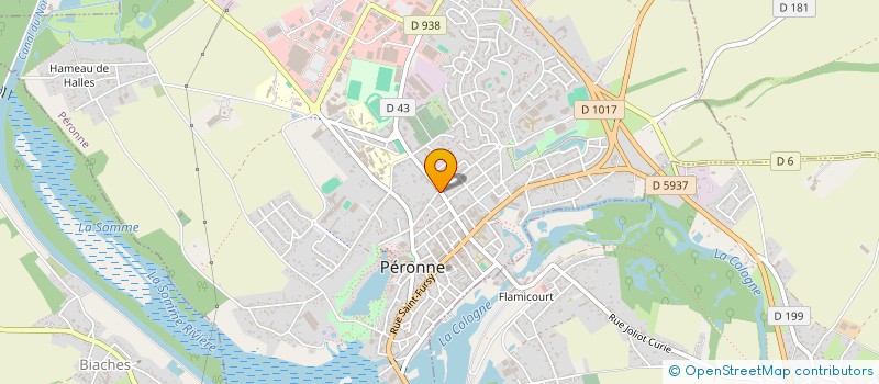 localisation de l'entreprise MONSIEUR STEVEN BELLEMENT  PERONNE