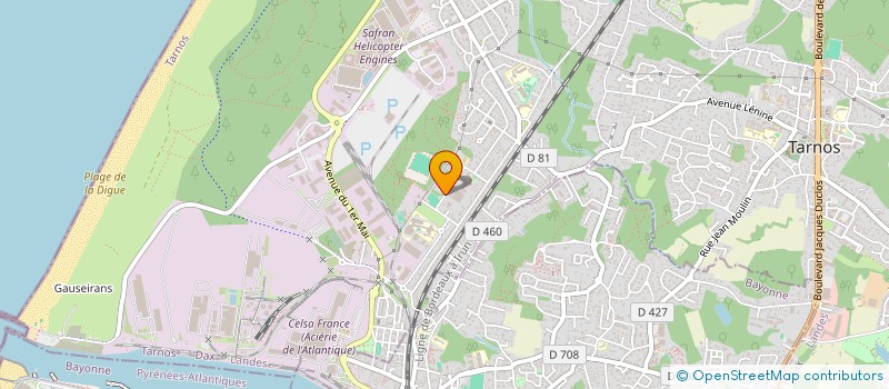 localisation de l'entreprise MONSIEUR STEVEN BENHAMOU  TARNOS