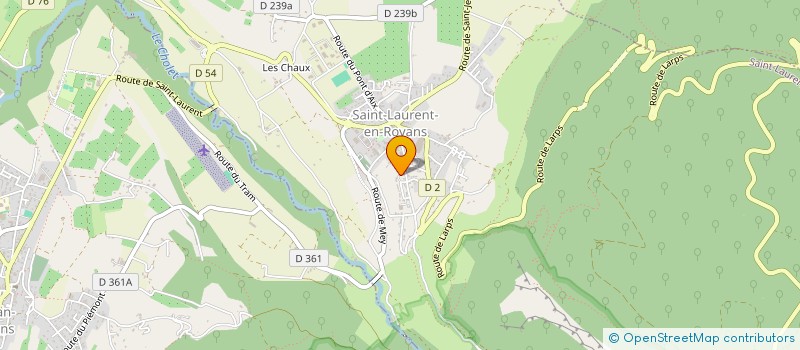 localisation de l'entreprise MONSIEUR STEVEN BERASTEGUI  SAINT-LAURENT-EN-ROYANS