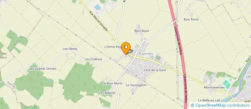 localisation de l'entreprise MONSIEUR STEVEN BERTHEAU  PANNES