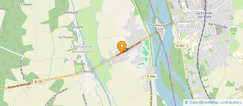 localisation de l'entreprise MONSIEUR STEVEN BERTIN  LA CHAPELLE-MONTLINARD