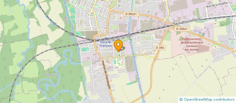 localisation de l'entreprise MONSIEUR STEVEN BERTRAND  VITRY-LE-FRANCOIS