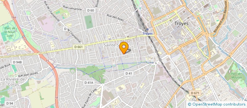 localisation de l'entreprise MONSIEUR STEVEN BLANCHOT  SAINTE-SAVINE