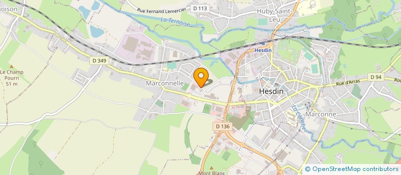 localisation de l'entreprise MONSIEUR STEVEN BOITELLE  MARCONNELLE