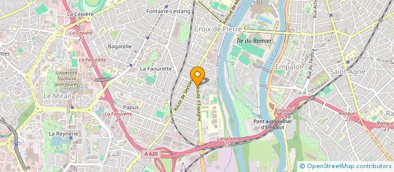 localisation de l'entreprise MONSIEUR STEVEN BOIZAN  TOULOUSE