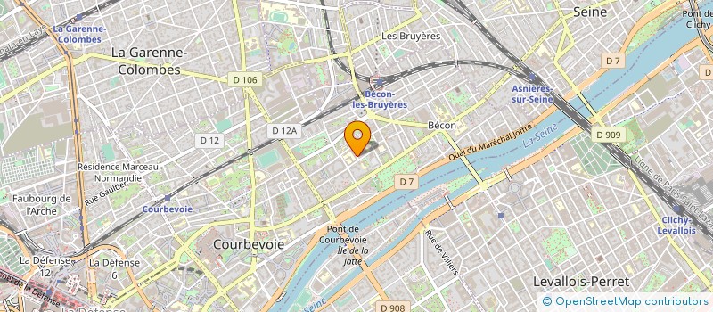 localisation de l'entreprise MONSIEUR STEVEN BORG à COURBEVOIE