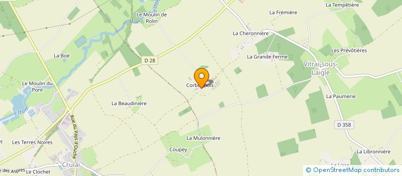 localisation de l'entreprise MONSIEUR STEVEN BOUCHER à VITRAI-SOUS-L AIGLE
