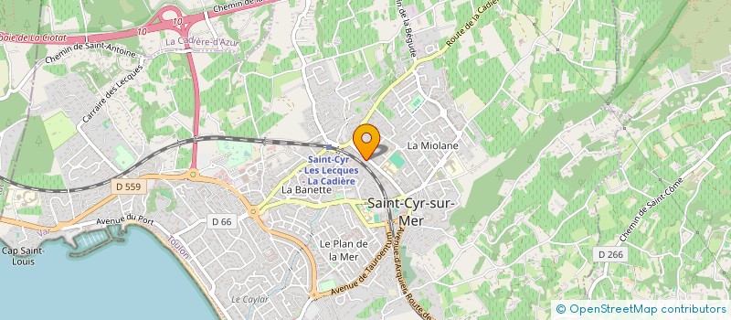 localisation de l'entreprise MONSIEUR STEVEN BOUDOUSQUIE à SAINT-CYR-SUR-MER
