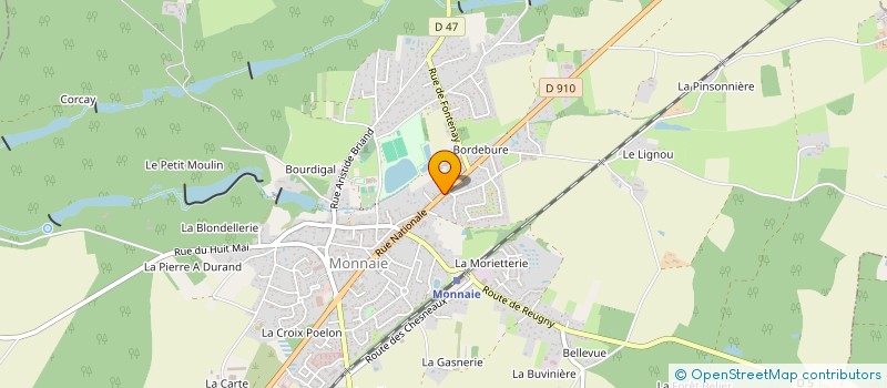 localisation de l'entreprise MONSIEUR STEVEN BOURG-CAZAN  REUGNY