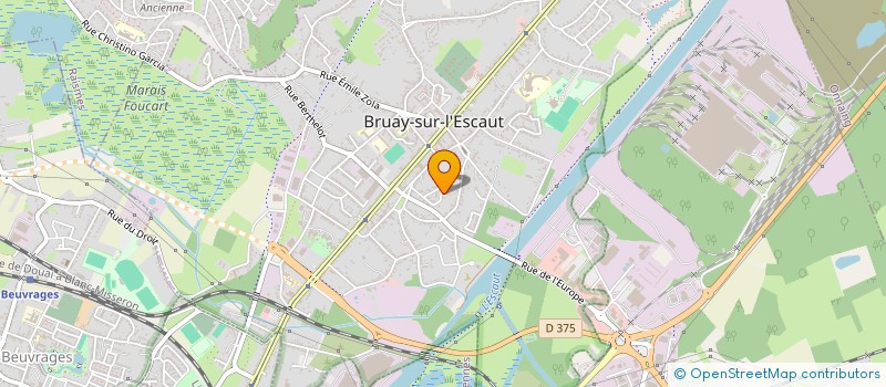 localisation de l'entreprise MONSIEUR STEVEN BOURLET  BEUVRAGES