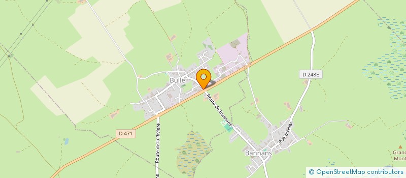 localisation de l'entreprise MONSIEUR STEVEN BOURQUE  BONNEVAUX