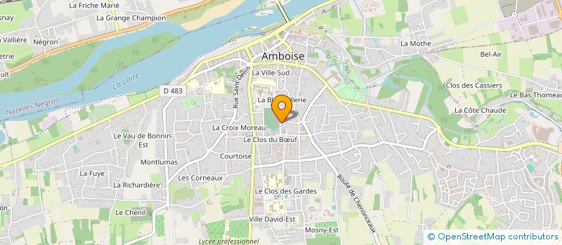 localisation de l'entreprise MONSIEUR STEVEN BREDON  AMBOISE