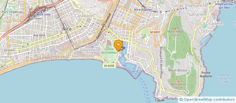 localisation de l'entreprise MONSIEUR STEVEN BRICE CAYLA à NICE