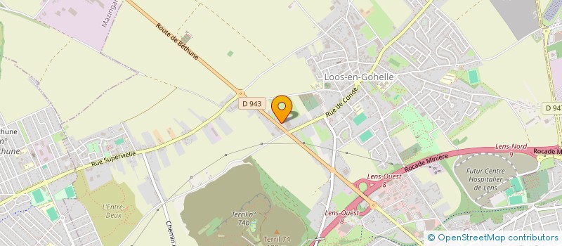 localisation de l'entreprise MONSIEUR STEVEN BUISINE  LOOS-EN-GOHELLE