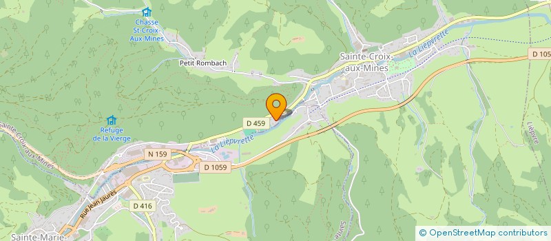 localisation de l'entreprise MONSIEUR STEVEN BURSTERT  SAINTE-CROIX-AUX-MINES