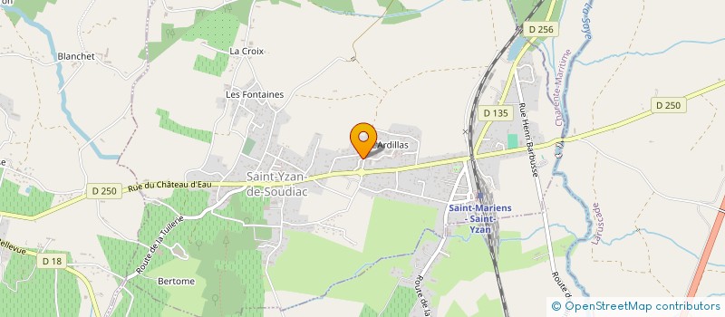 localisation de l'entreprise MONSIEUR STEVEN CADECA  SAINT-YZAN-DE-SOUDIAC