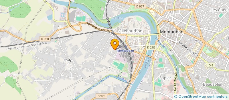 localisation de l'entreprise MONSIEUR STEVEN CALVO  MONTAUBAN