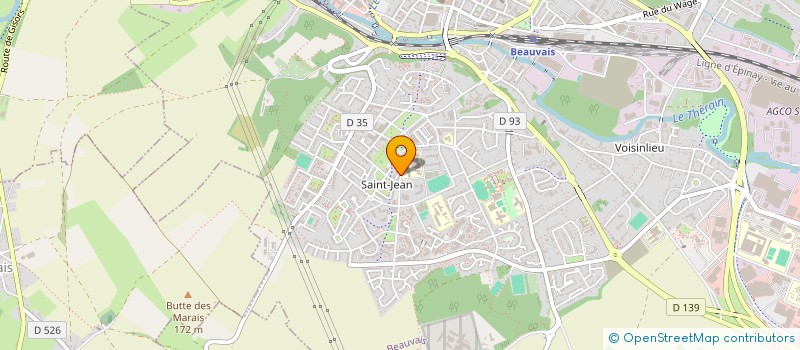 localisation de l'entreprise MONSIEUR STEVEN CAP  BEAUVAIS