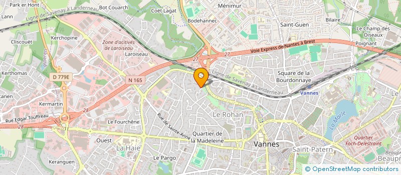 localisation de l'entreprise MONSIEUR STEVEN CARNET à VANNES