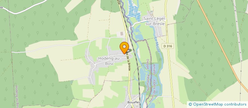 localisation de l'entreprise MONSIEUR STEVEN CARPENTIER  HODENG-AU-BOSC