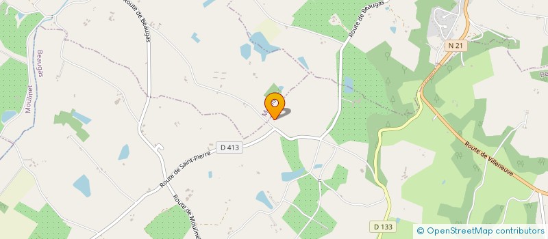 localisation de l'entreprise MONSIEUR STEVEN CASTLEDINE  BEAUGAS