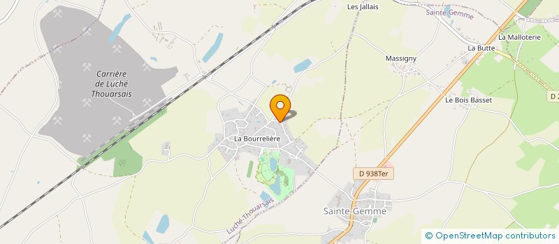 localisation de l'entreprise MONSIEUR STEVEN CATILLON  LUCHE-THOUARSAIS