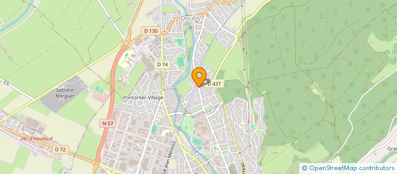 localisation de l'entreprise MONSIEUR STEVEN CATTET  DOUBS