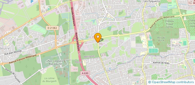 localisation de l'entreprise MONSIEUR STEVEN CAZENEUVE  MERIGNAC