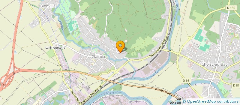 localisation de l'entreprise MONSIEUR STEVEN CHAGRELLE  CLAIROIX