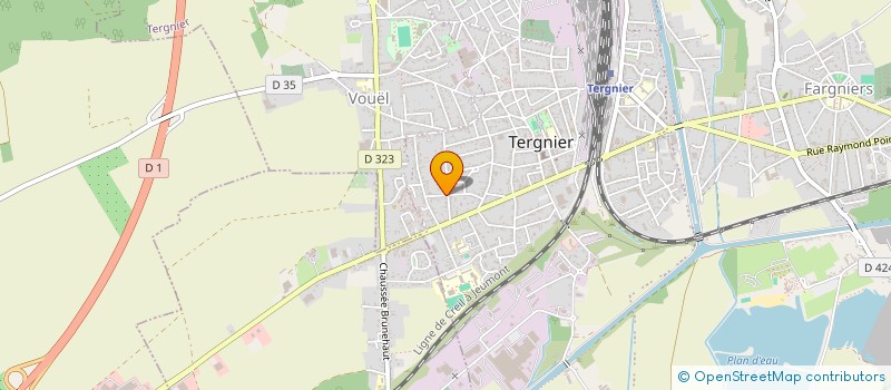 localisation de l'entreprise MONSIEUR STEVEN CHAMPAGNE à TERGNIER