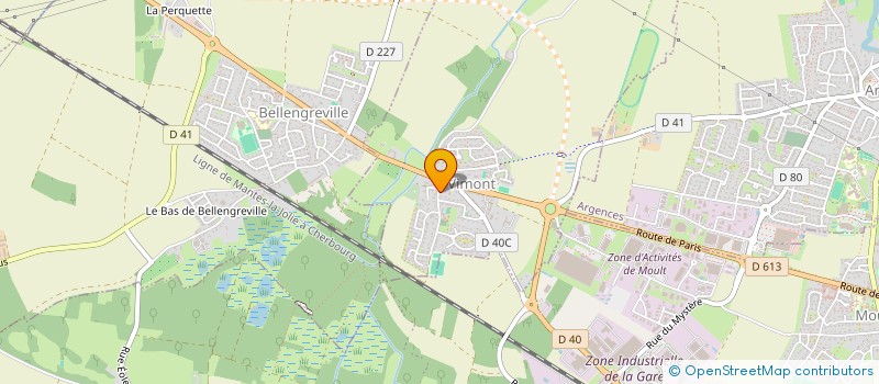 localisation de l'entreprise MONSIEUR STEVEN CHATELLIER  ARGENCES