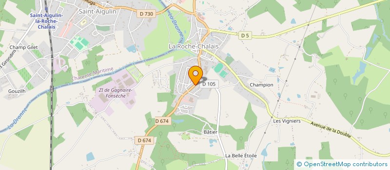 localisation de l'entreprise MONSIEUR STEVEN CHESNEY à LA ROCHE-CHALAIS