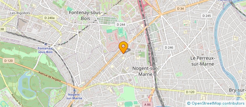 localisation de l'entreprise MONSIEUR STEVEN CHICHE  NOGENT-SUR-MARNE