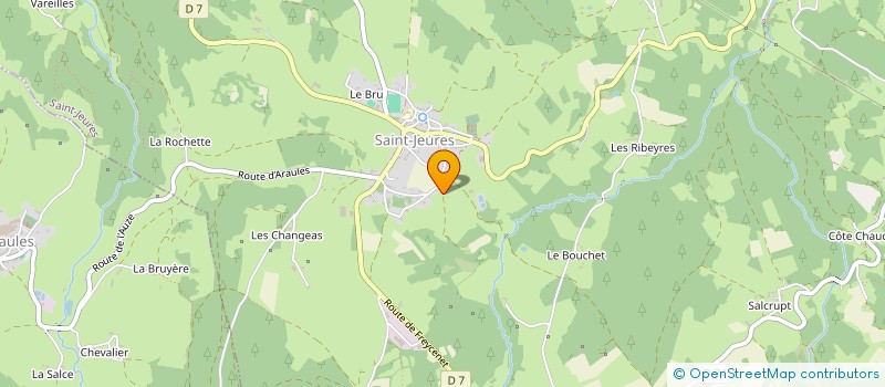 localisation de l'entreprise MONSIEUR STEVEN CLERJON  SAINT-JEURES