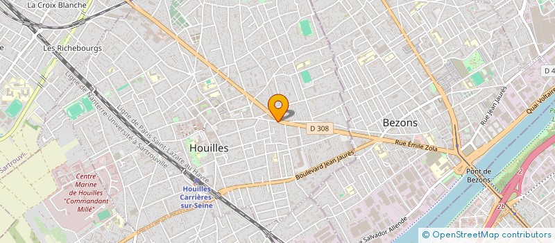 localisation de l'entreprise MONSIEUR STEVEN COGNON  HOUILLES