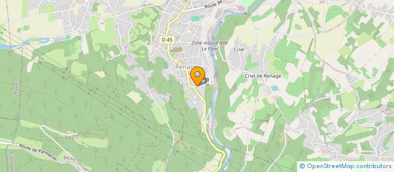 localisation de l'entreprise MONSIEUR STEVEN CORDROCH  RENAGE