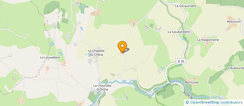 localisation de l'entreprise MONSIEUR STEVEN CORVAISIER  VIMARTIN-SUR-ORTHE