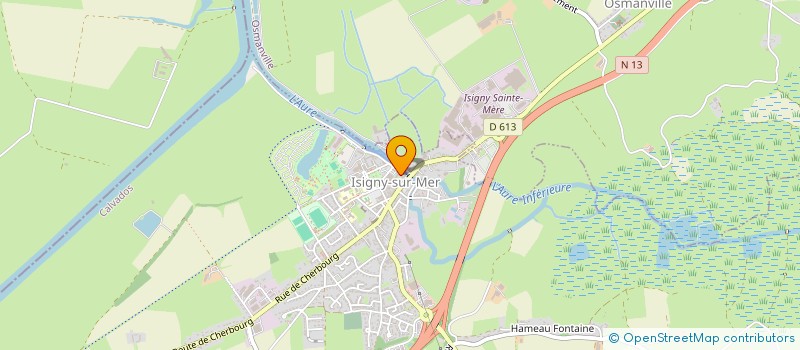 localisation de l'entreprise MONSIEUR STEVEN COUTEAU  ISIGNY-SUR-MER