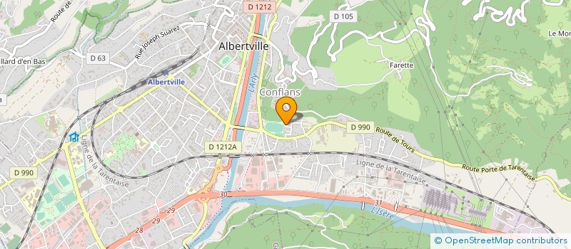 localisation de l'entreprise MONSIEUR STEVEN COUTENOT  ALBERTVILLE