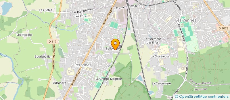localisation de l'entreprise MONSIEUR STEVEN DA VEIGA à PERONNAS