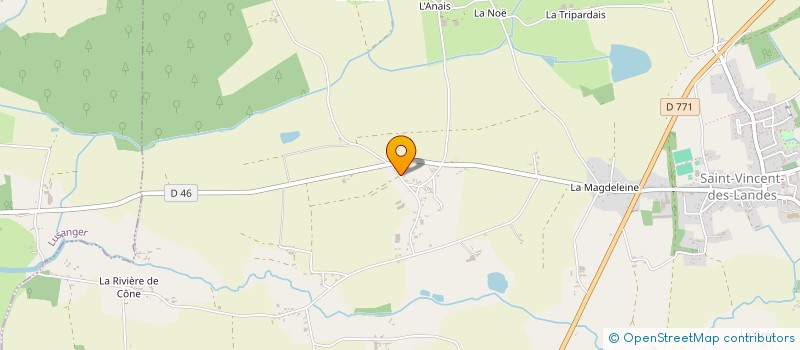 localisation de l'entreprise MONSIEUR STEVEN DAREL  SAINT-VINCENT-DES-LANDES