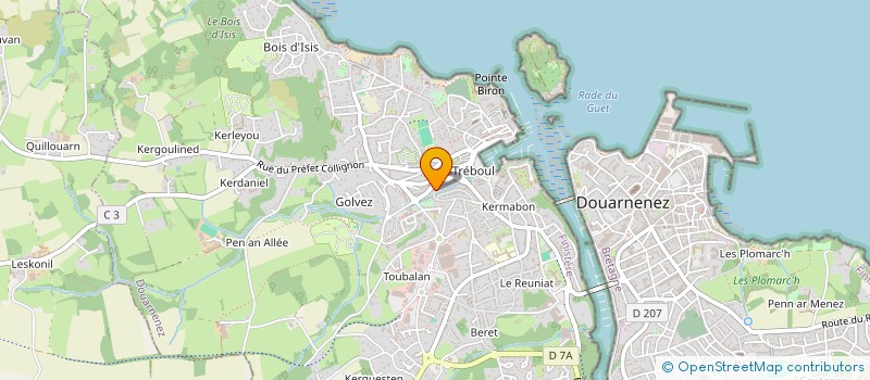 localisation de l'entreprise MONSIEUR STEVEN DAVID à DOUARNENEZ