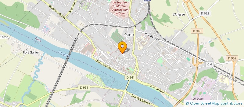 localisation de l'entreprise MONSIEUR STEVEN DE ALMEIDA à GIEN