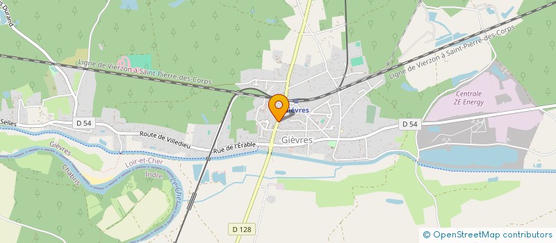 localisation de l'entreprise MONSIEUR STEVEN DECK  GIEVRES