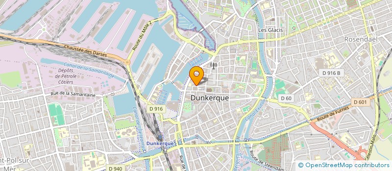 localisation de l'entreprise MONSIEUR STEVEN DECONINCK à DUNKERQUE