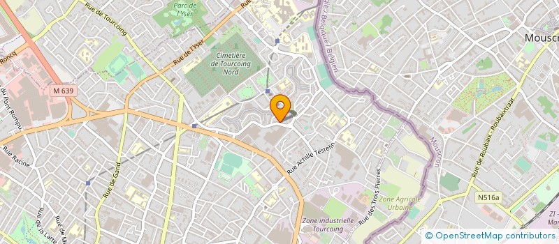 localisation de l'entreprise MONSIEUR STEVEN DELCOURT  TOURCOING
