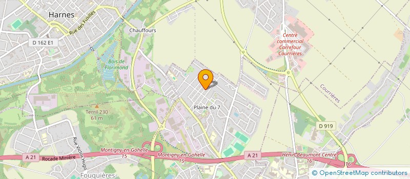 localisation de l'entreprise MONSIEUR STEVEN DELEFOSSE  MONTIGNY-EN-GOHELLE