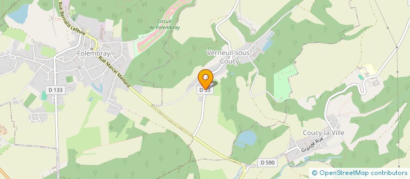 localisation de l'entreprise MONSIEUR STEVEN DENTREBECQ  VERNEUIL-SOUS-COUCY