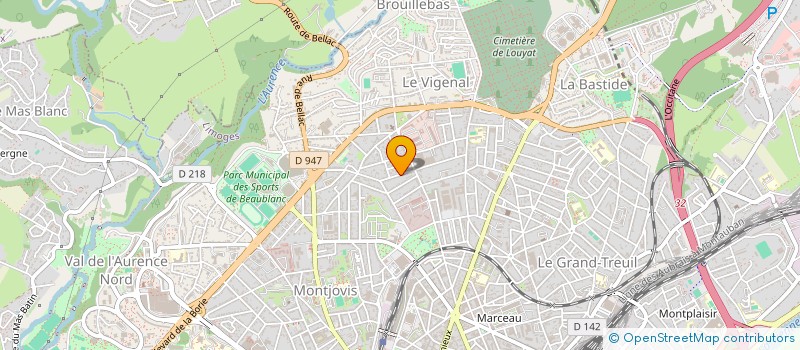 localisation de l'entreprise MONSIEUR STEVEN DEPETITEVILLE à LIMOGES